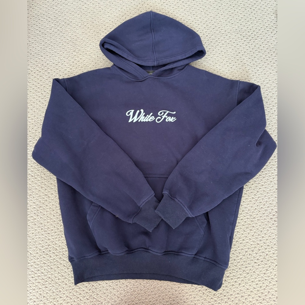Women’s white fox hoodie